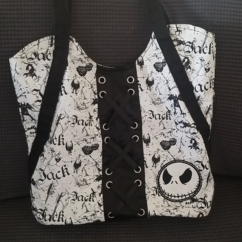Nightmare before Christmas  Jack skellington handbag. Disneyland Original.